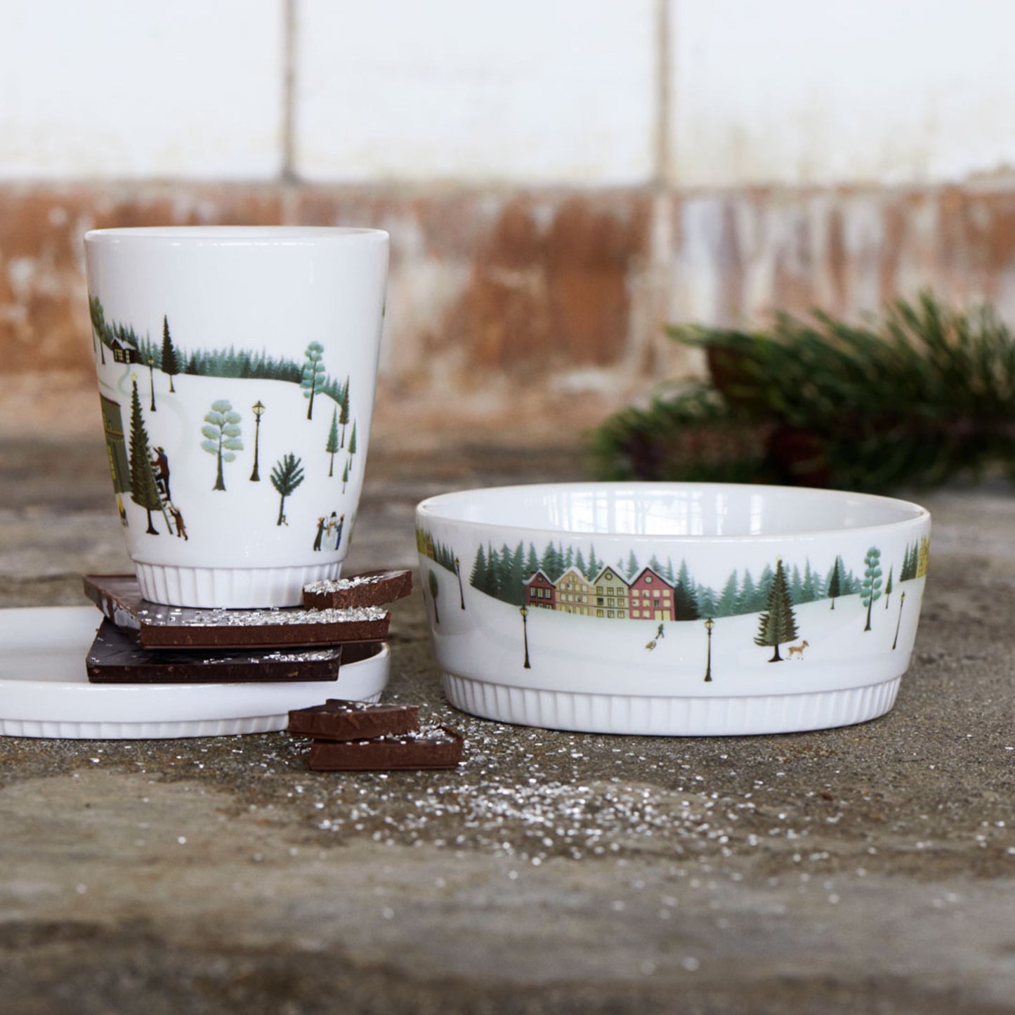 Winter Décor Toulouse Tumbler 9 oz, Set of 4