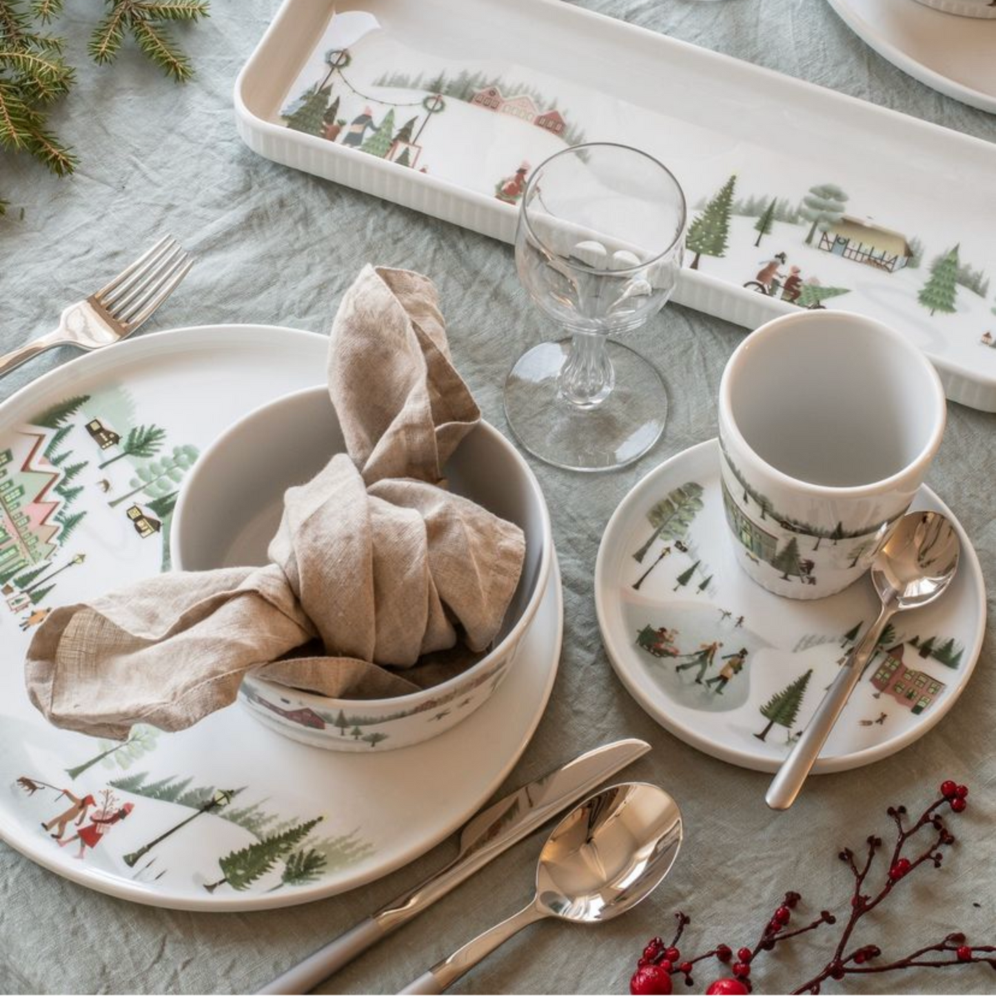 Winter Décor Toulouse Tumbler 9 oz, Set of 4