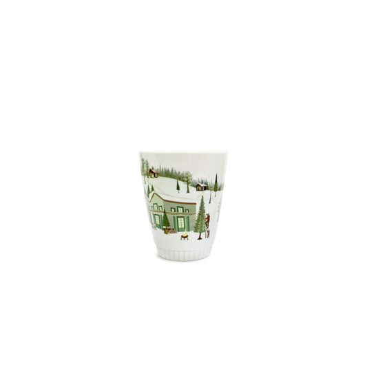 Winter Decor Toulouse Tumbler 9 oz, Set of 4
