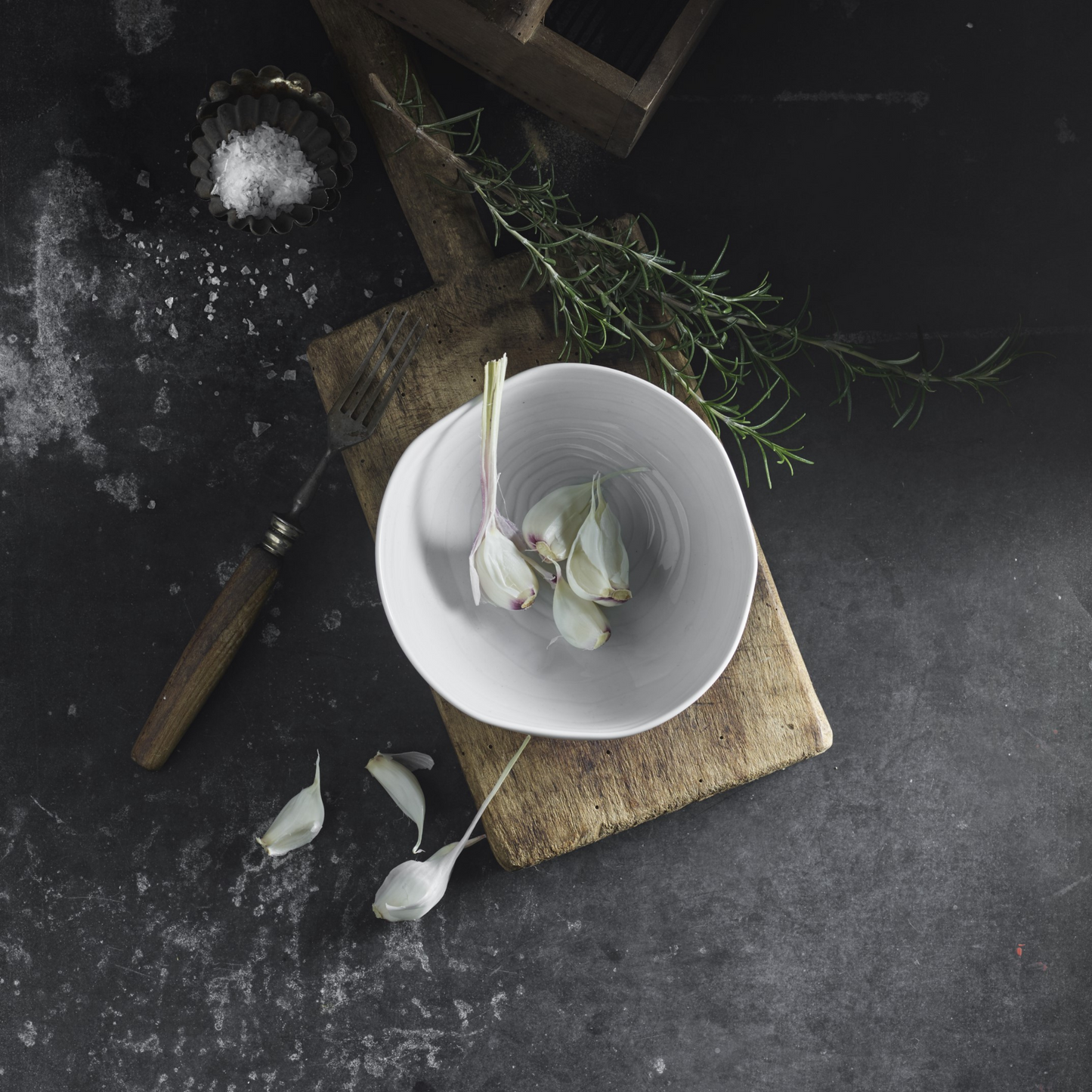Teck 6" White Cereal Bowls, Set of 4