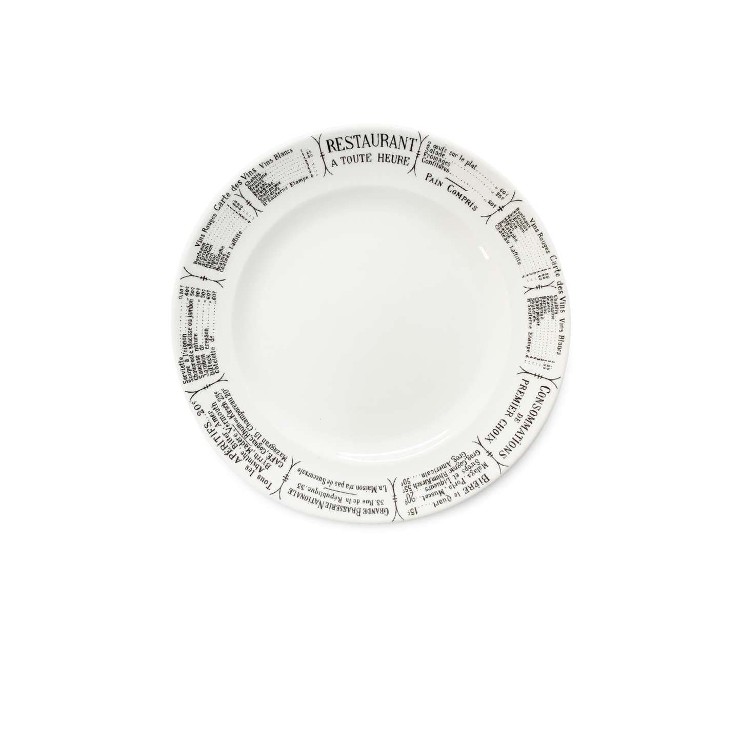Brasserie Plates, Sets of 4