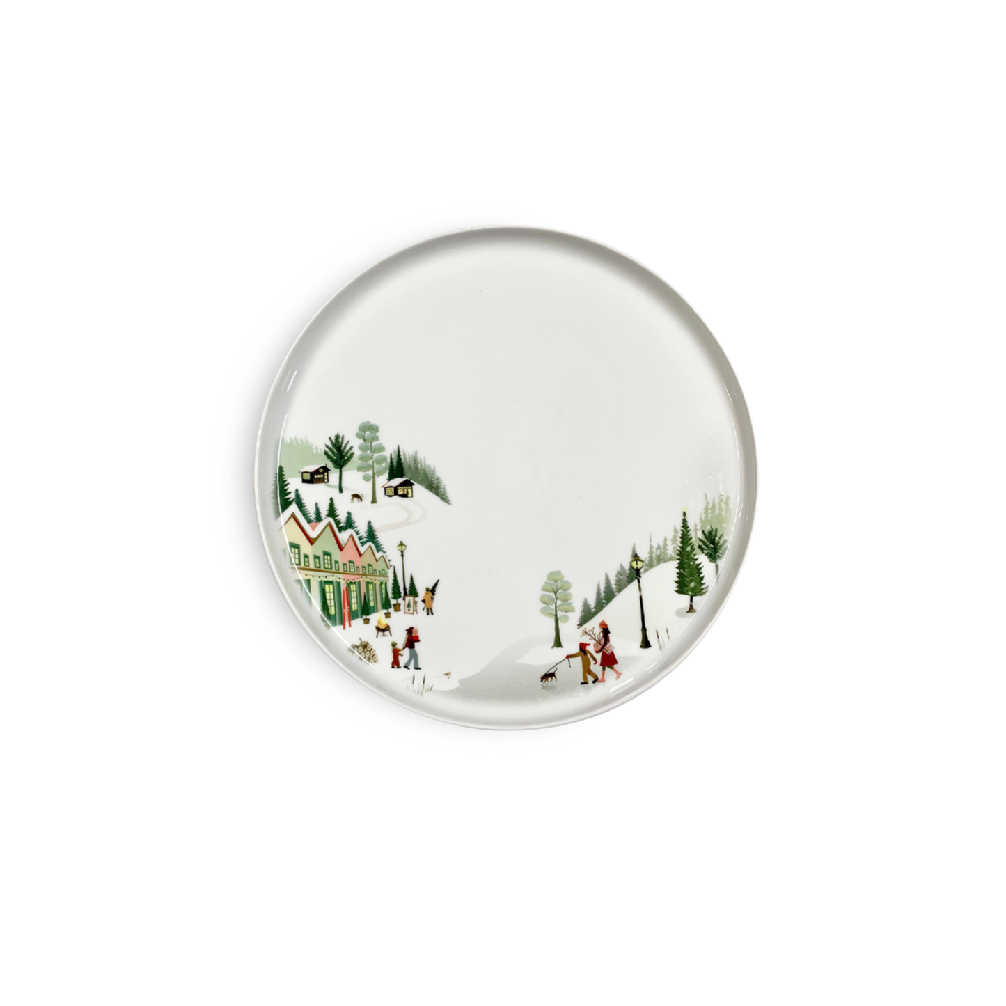 Winter Décor Toulouse Plate 10", Set of 4