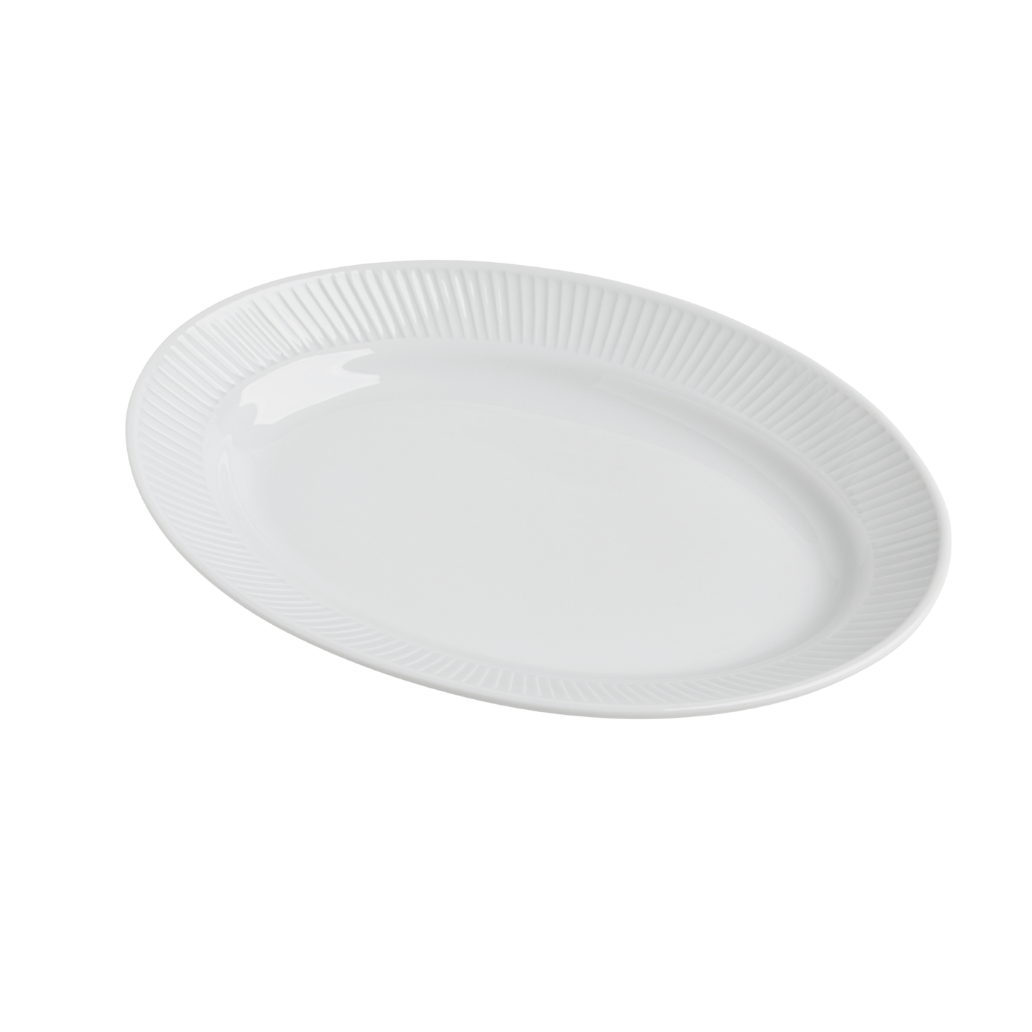 Plisse Oval Serving Platters