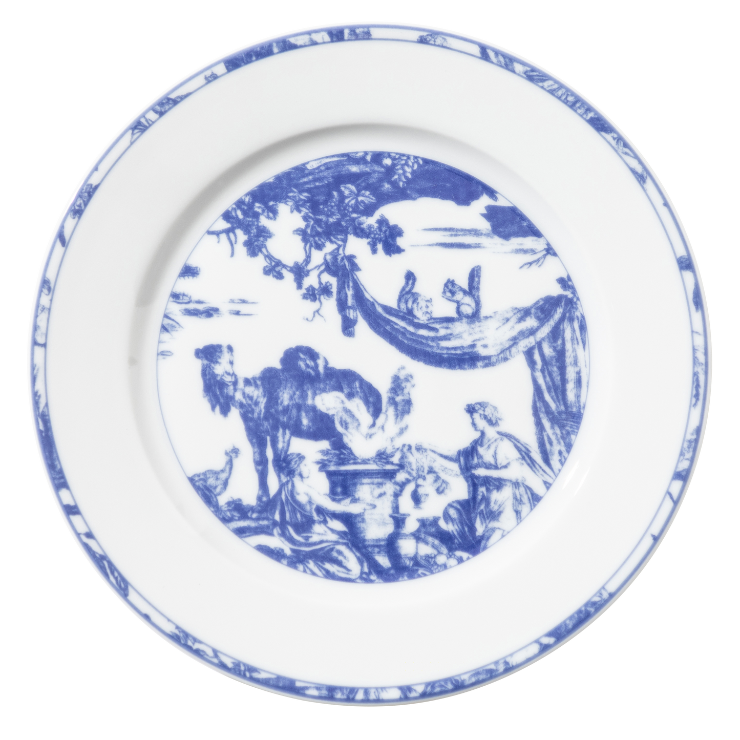 Toile de Jouy: The Four Parts of the World, Blue