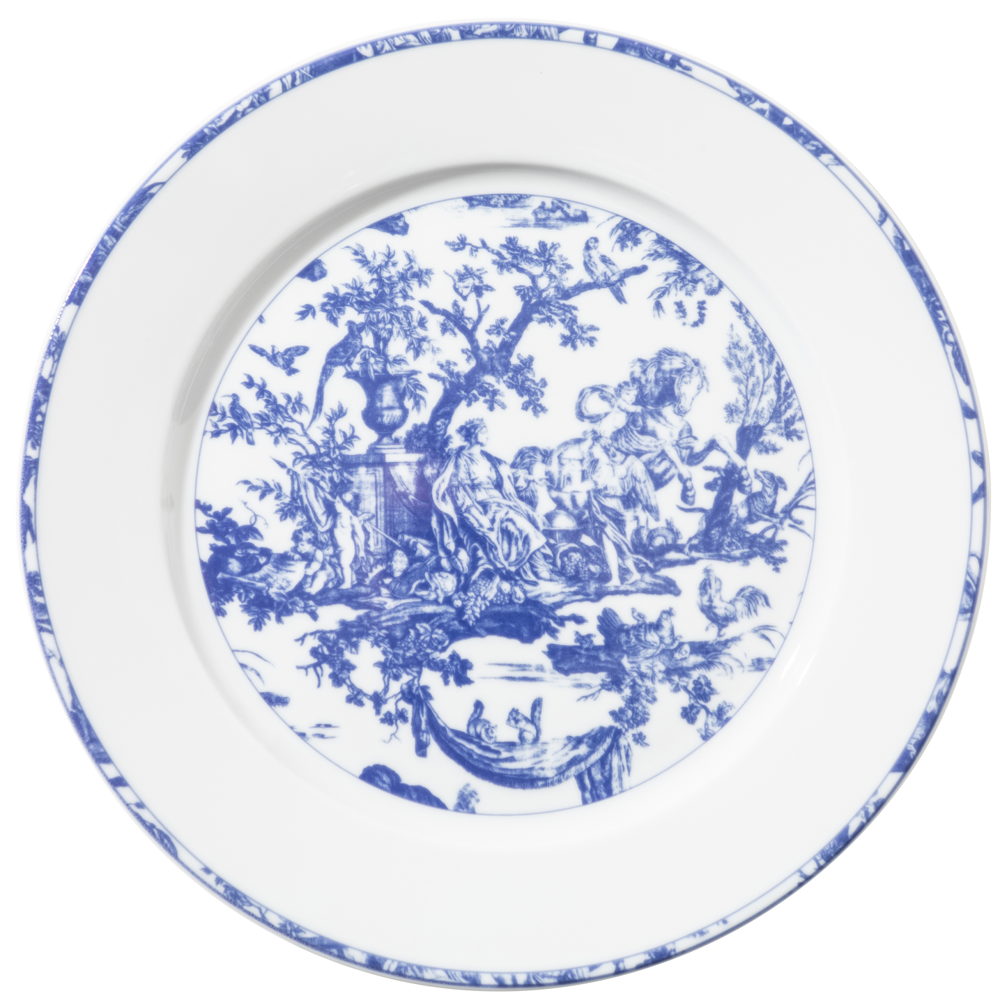Toile de Jouy: The Four Parts of the World, Blue