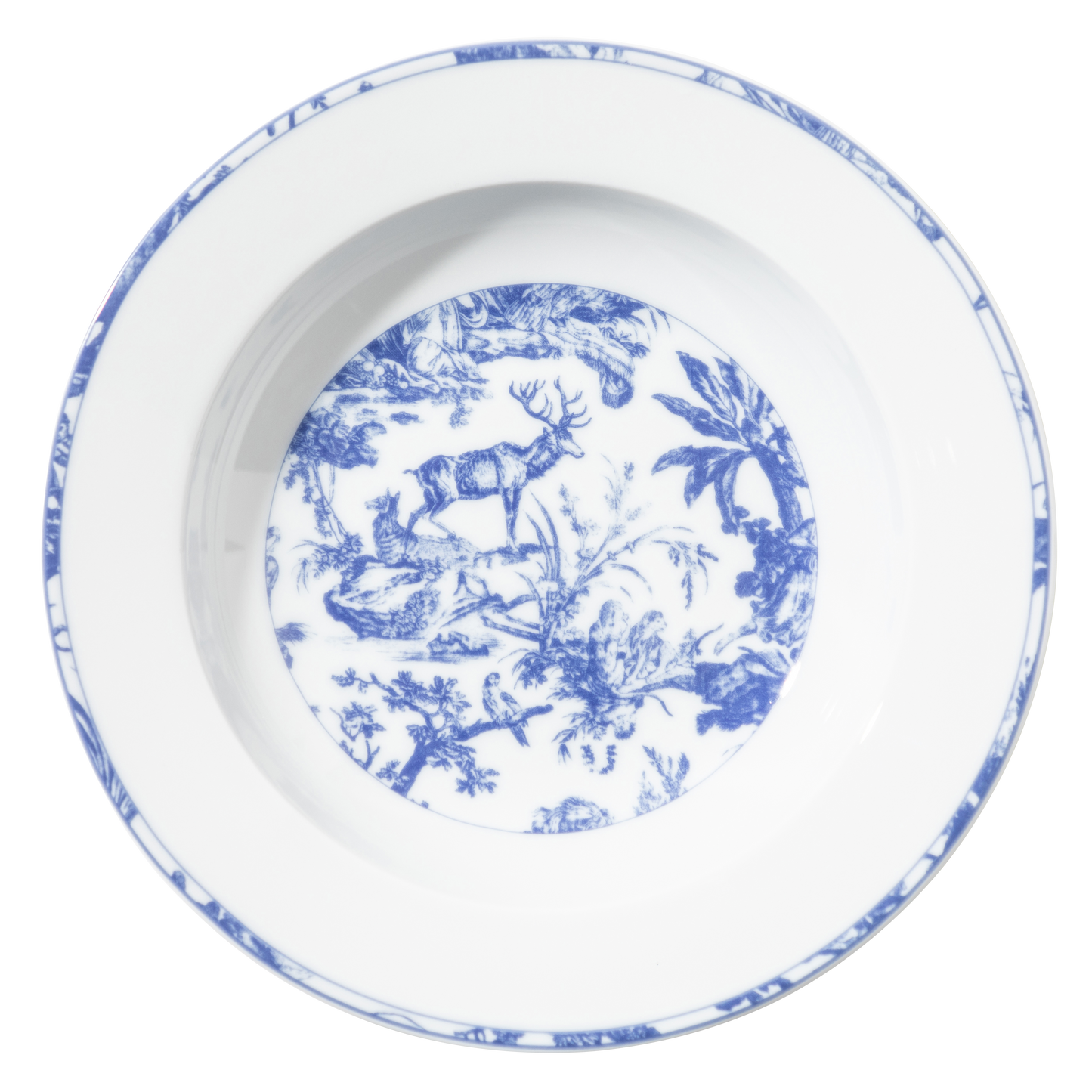 Toile de Jouy: The Four Parts of the World, Blue