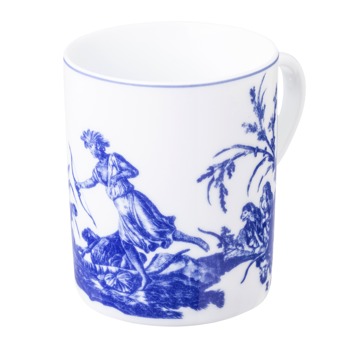 Toile de Jouy: The Four Parts of the World, Blue