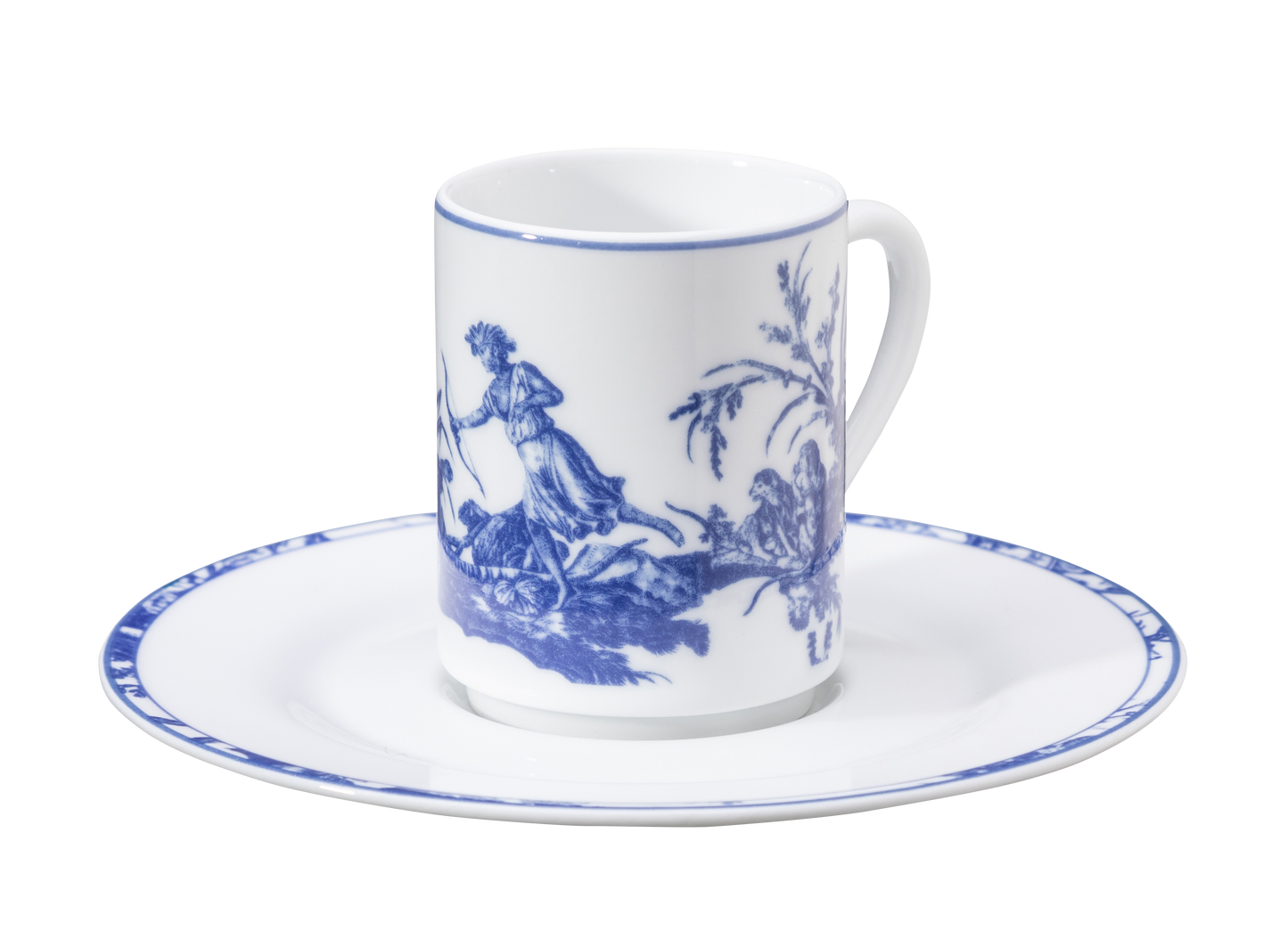 Toile de Jouy: The Four Parts of the World, Blue