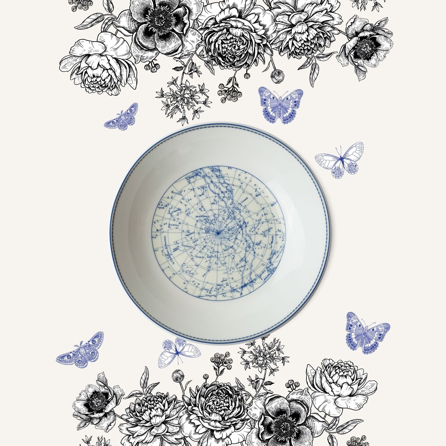 Constellation Shallow Bowl 9"
