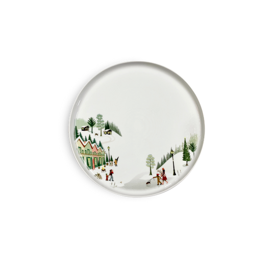 Winter Decor Toulouse Plate 10", Set of 4