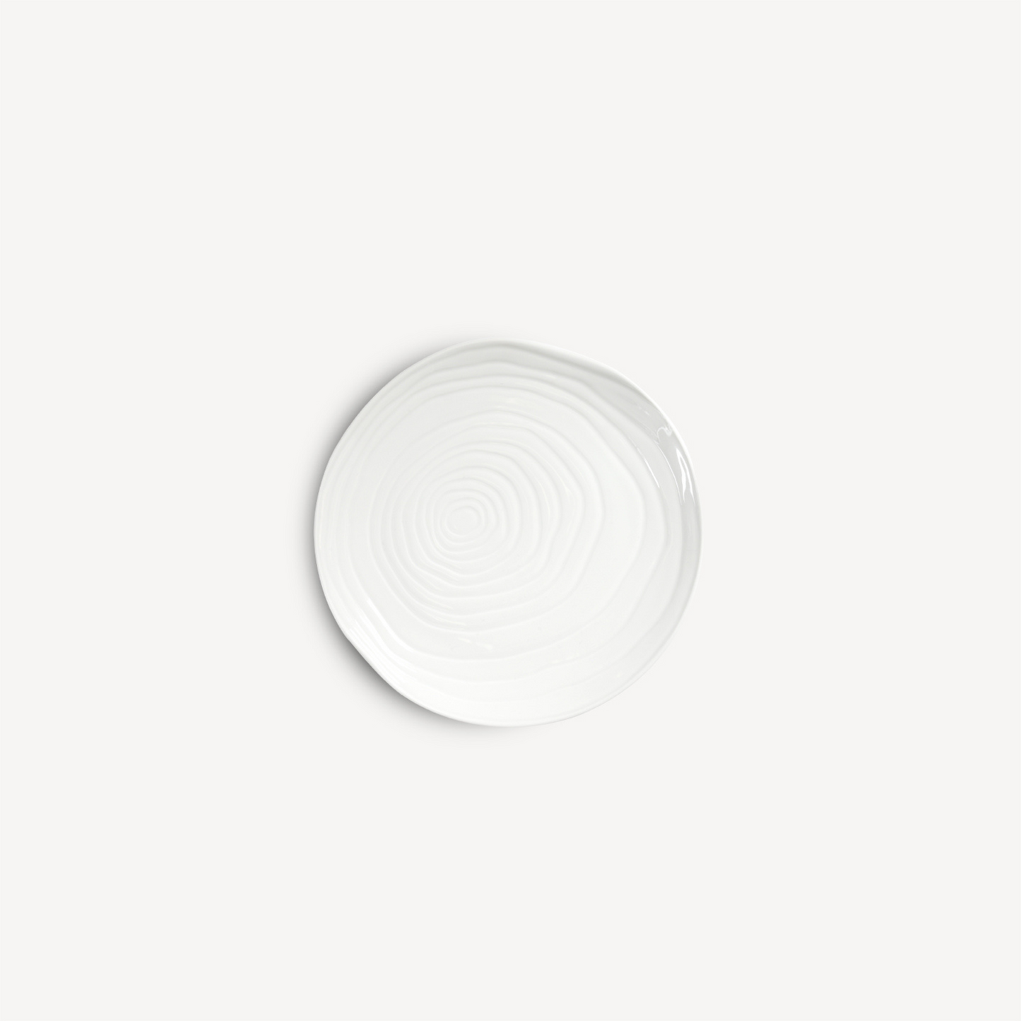 Teck 6.5" White Dessert Plate, Set of 4