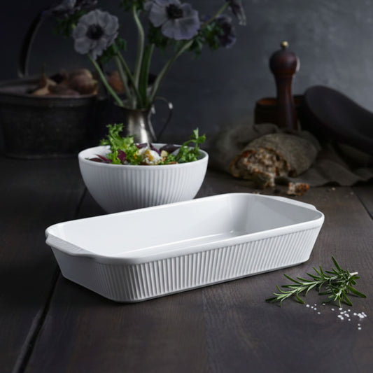 Plisse Deep Rectangular Eared Roasters