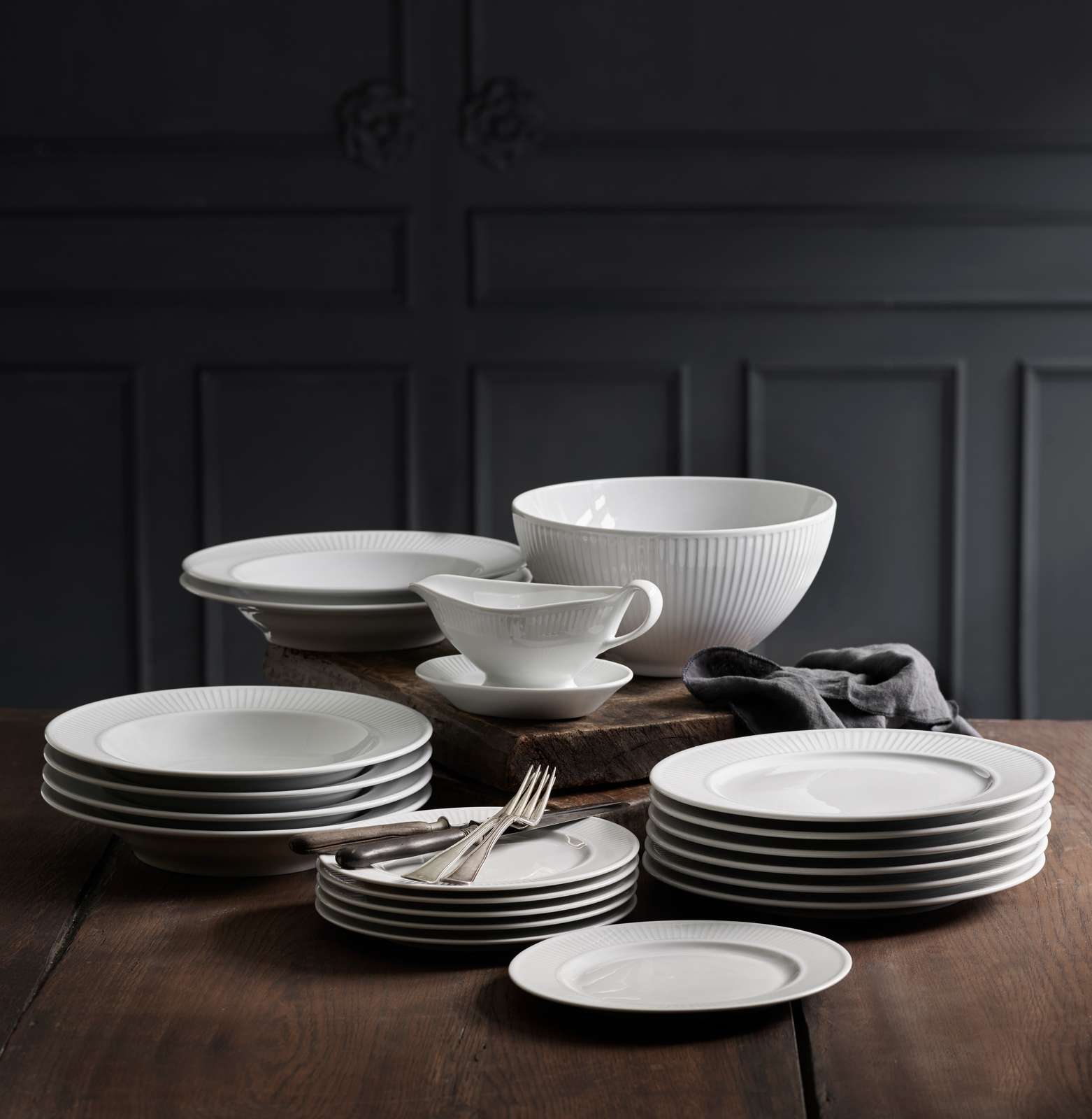 Plisse Soup Pasta Plates - Main Image